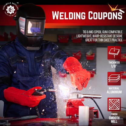 WELDING COUPON - ALUMINUM