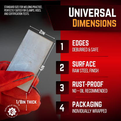 WELDING COUPON - STEEL