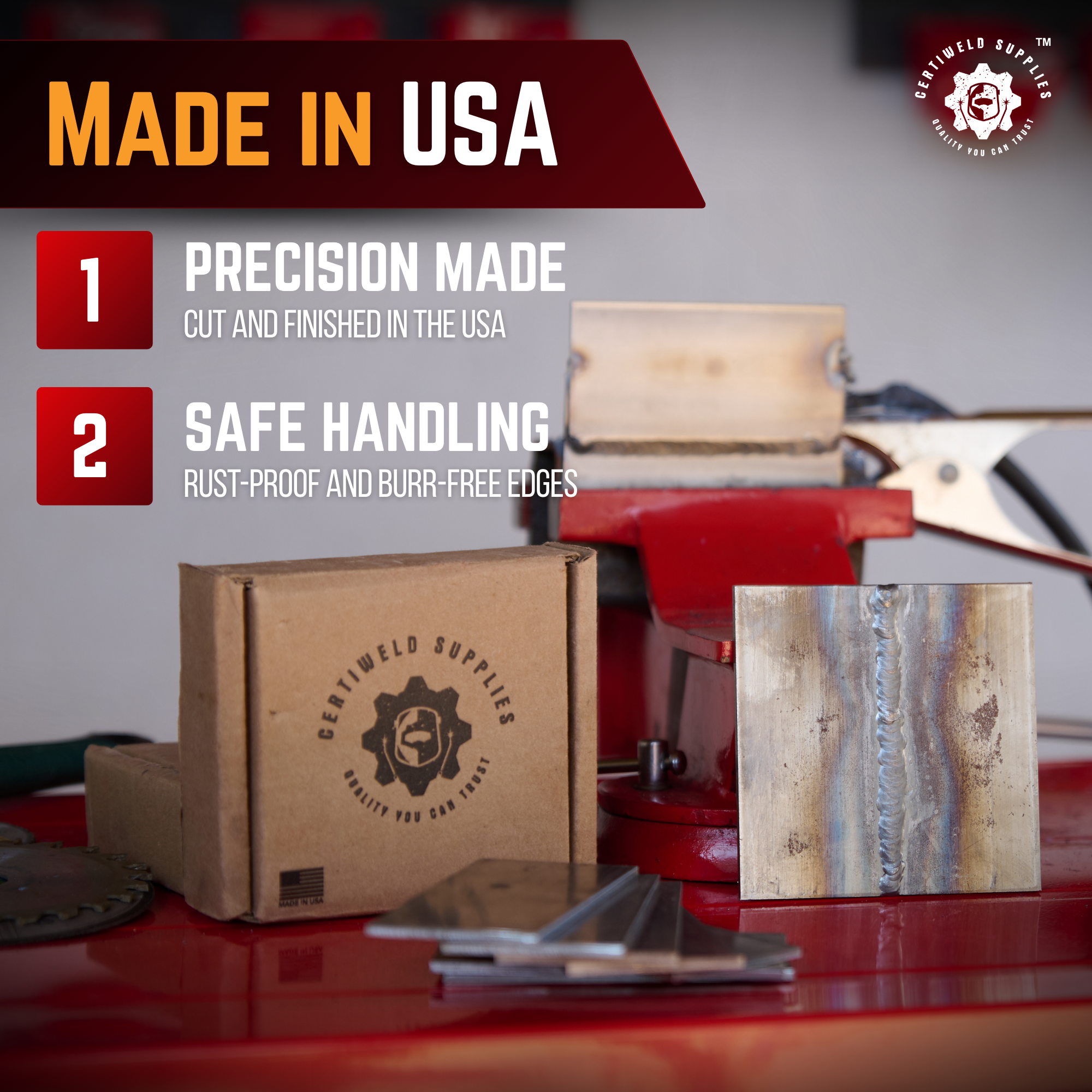 WELDING COUPON - ALUMINUM